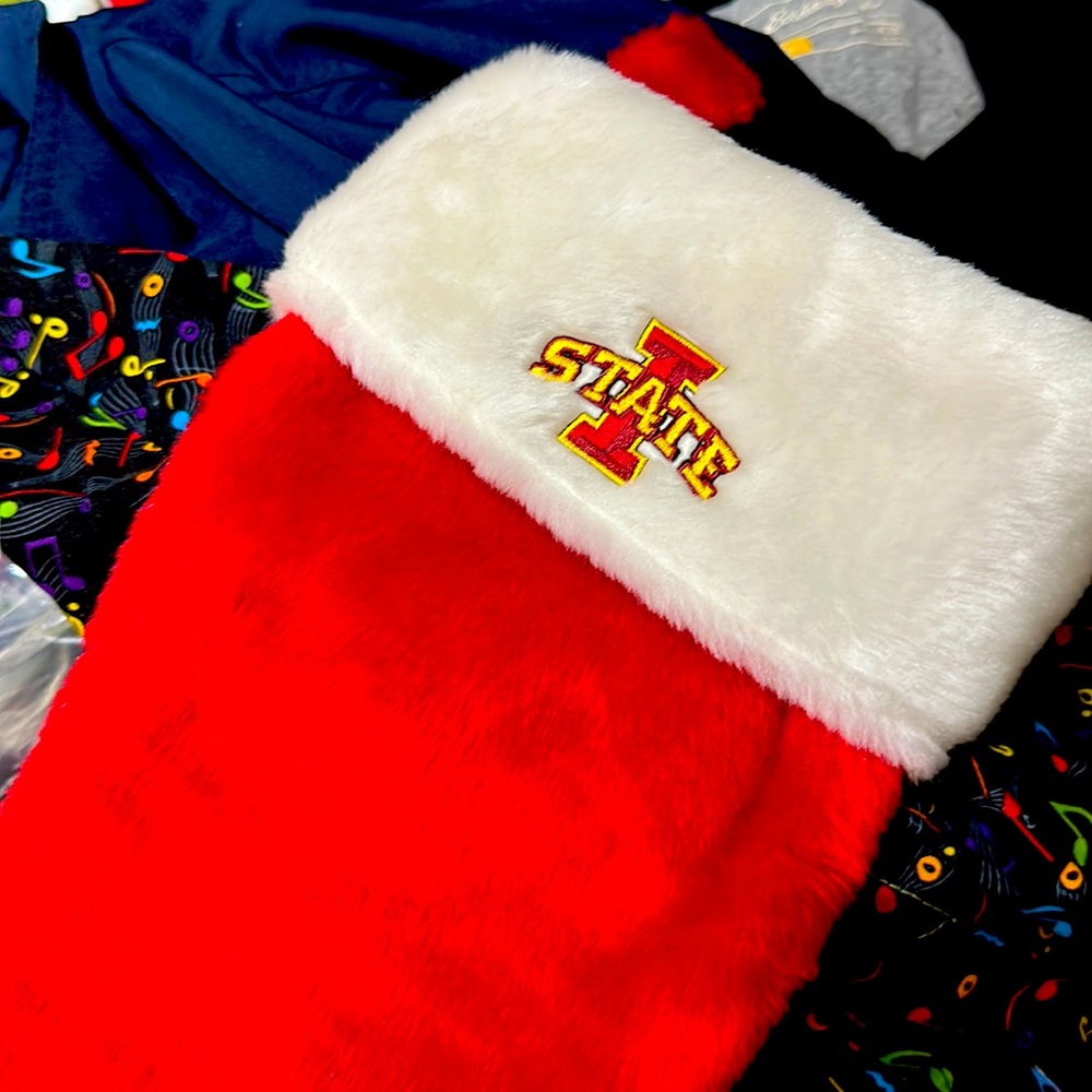 NWOT Iowa State Christmas Stocking